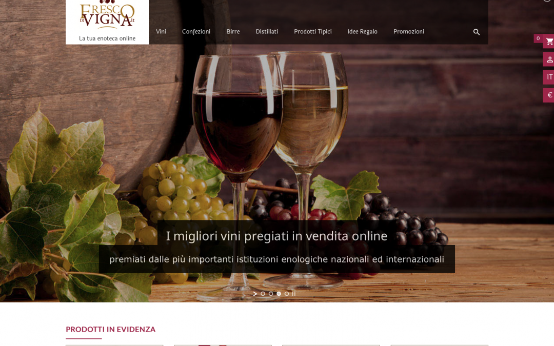 Fresco di Vigna – Enoteca Online